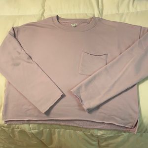 Cropped Crewneck Sweatshirt